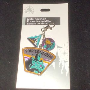 Disney Star Command Metal Keychain